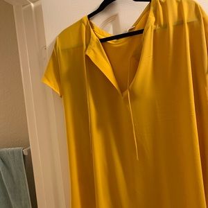 Mustard blouse